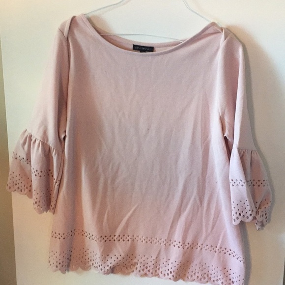 Lane Bryant Blush Pink Top - Picture 4 of 8